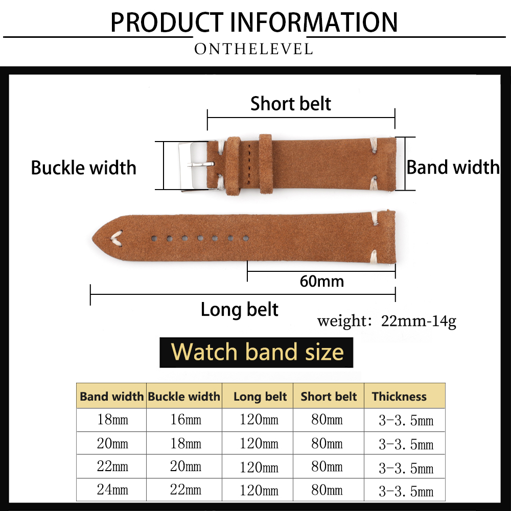 High Quality Vintage Suede Lea - Suede Strap Watch reseña y precio