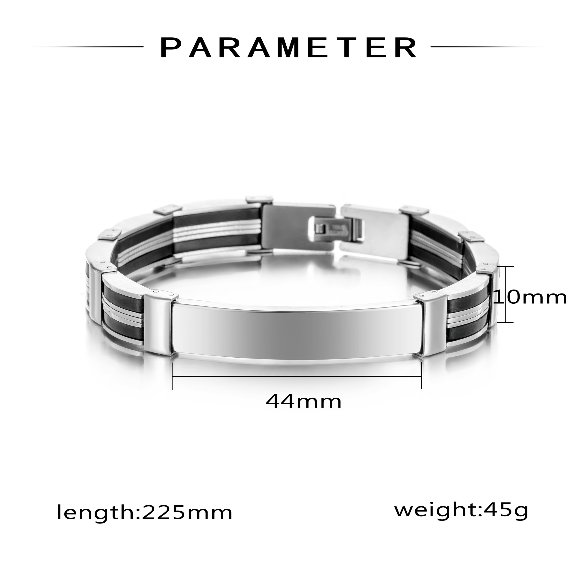 Punk Custom TEXT Name Men Stai - Silicone Band Women reseña y precio