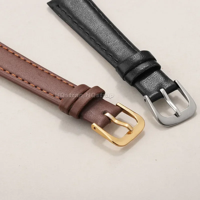 PU Leather Strap 10mm 12mm 14m - Suede Strap Watch reseña y precio