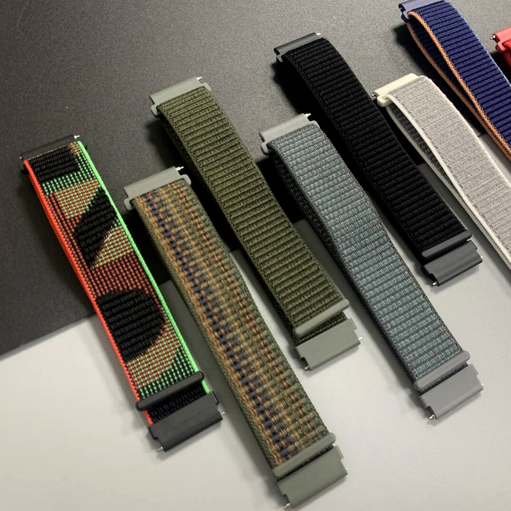 2Pcs 22mm Nylon Sport Strap Fo - Sport Loop Velcro reseña y precio