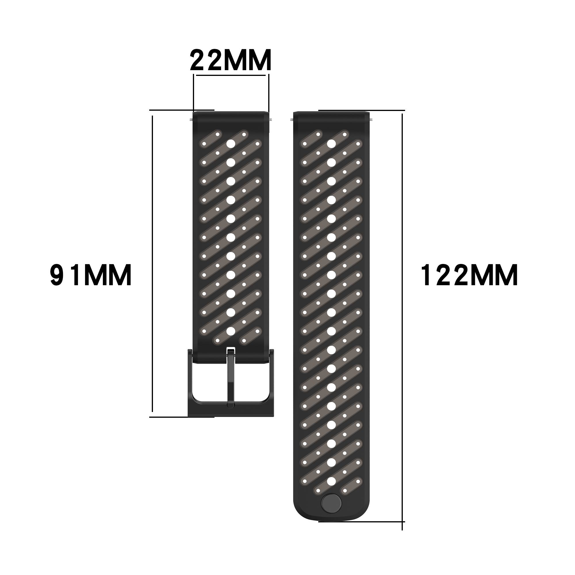 Silicone Sports Band For Suunt - Silicone Watch Band 22Mm reseña y precio
