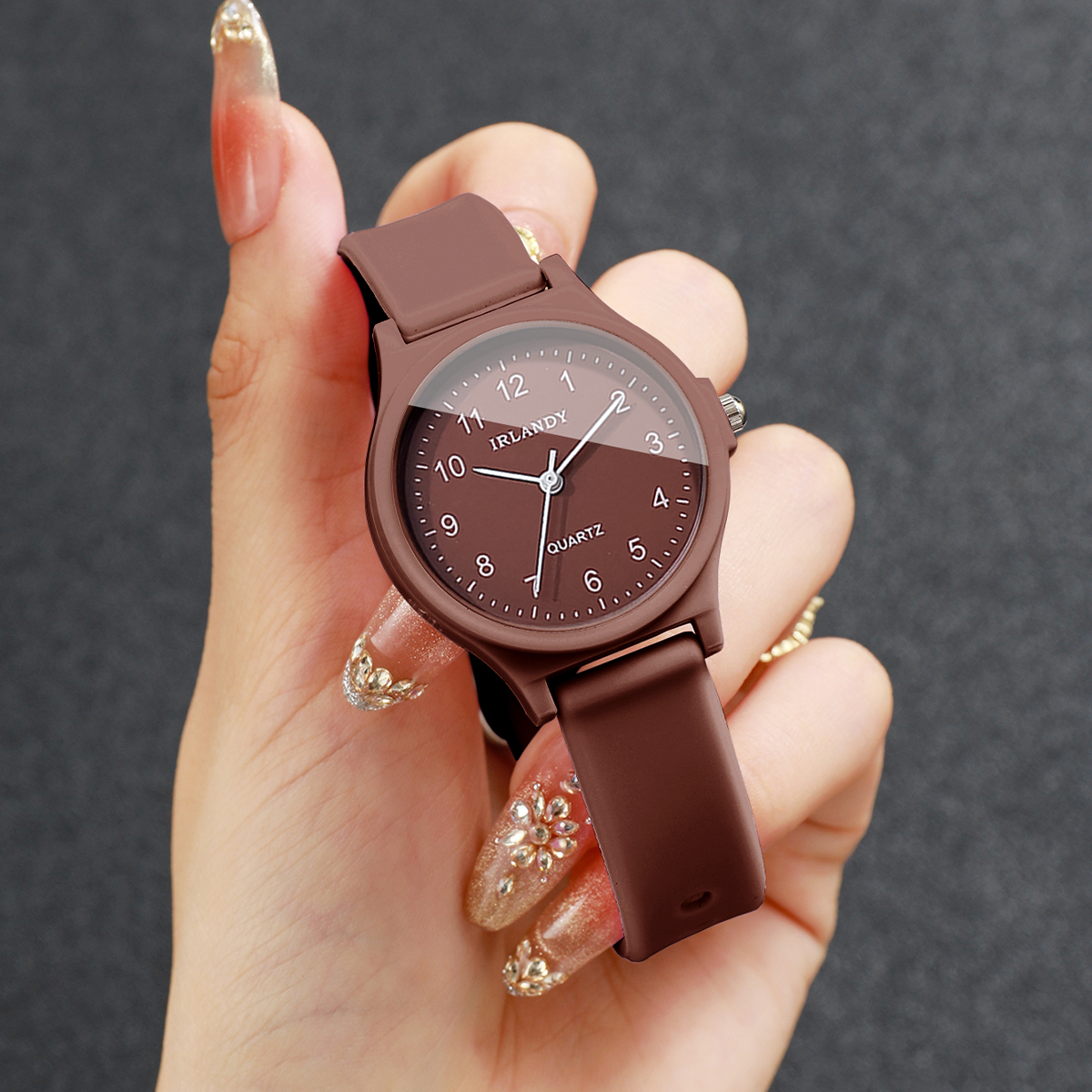 2PCS Fashion Arabic Dial Women - Silicone Band Women reseña y precio