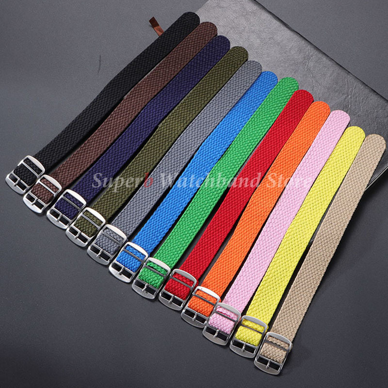 Nylon Woven Canvas Watch Band  - Perlon Strap Woven reseña y precio