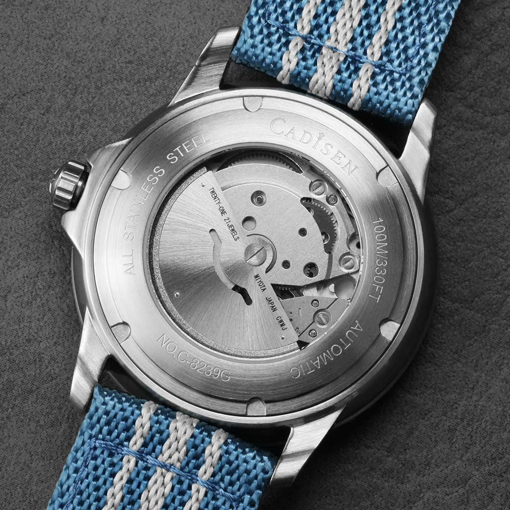 CADISEN Deep Explorer MIYOTA 8 - Canvas Strap Watch reseña y precio