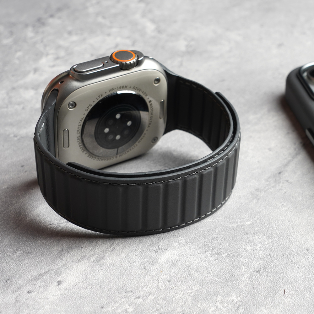 Magnetic Nappa Genuine Strap f - Suede Strap Watch reseña y precio