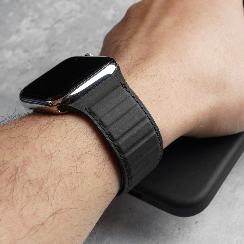 Magnetic Nappa Genuine Strap f - Suede Strap Watch reseña y precio