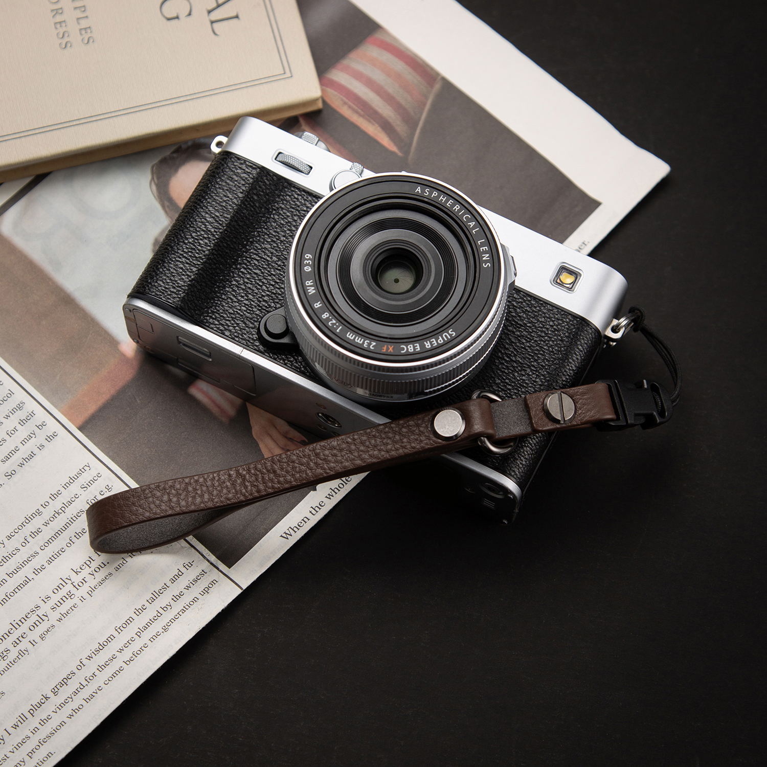 Adjustable Handmade Cowhide Le - Leather Strap Quick Release reseña y precio