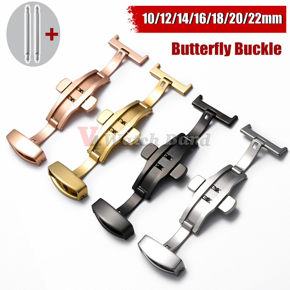 Stainless Steel Clasp Strap fo - Butterfly Clasp Deployant reseña y precio