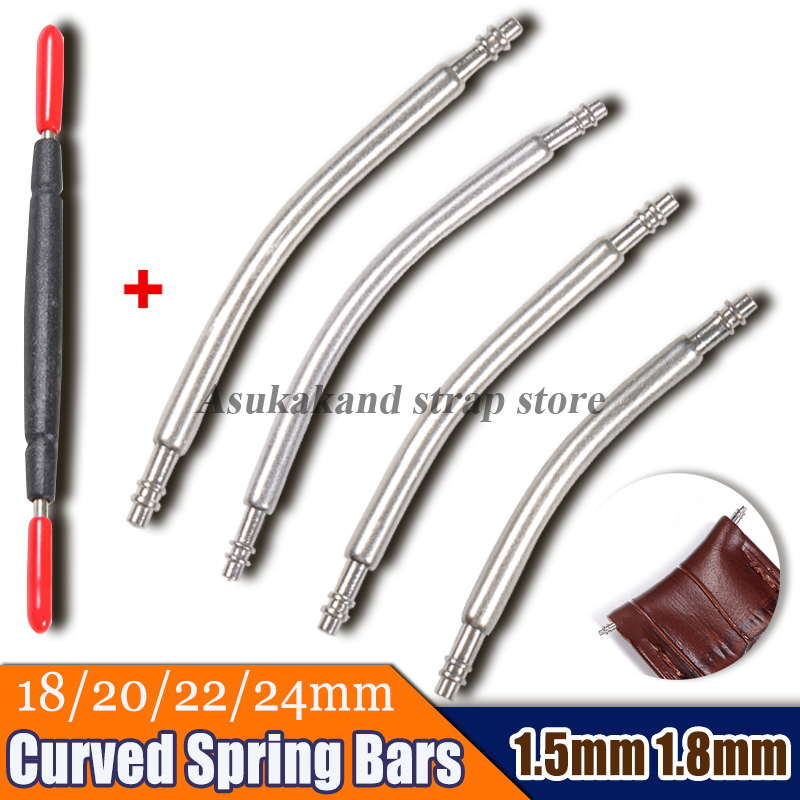 10pcs 1.5mm 1.8mm Diameter Sta - Curved Spring Bar reseña y precio