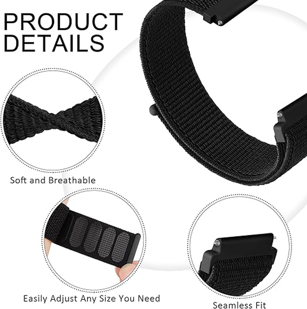 Nylon Breathable Loop Watchban - Sport Loop Velcro reseña y precio