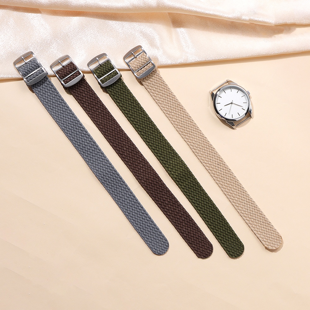 Nylon Woven Canvas Watch Band  - Perlon Strap Woven reseña y precio