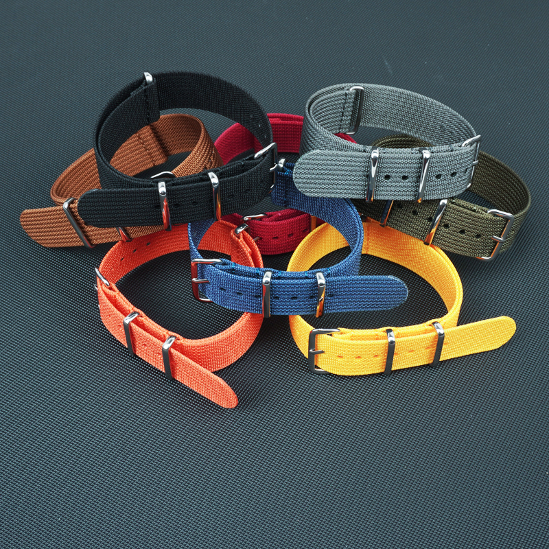 Ribbed Nylon Strap For Seiko M - Nato Strap Nylon reseña y precio