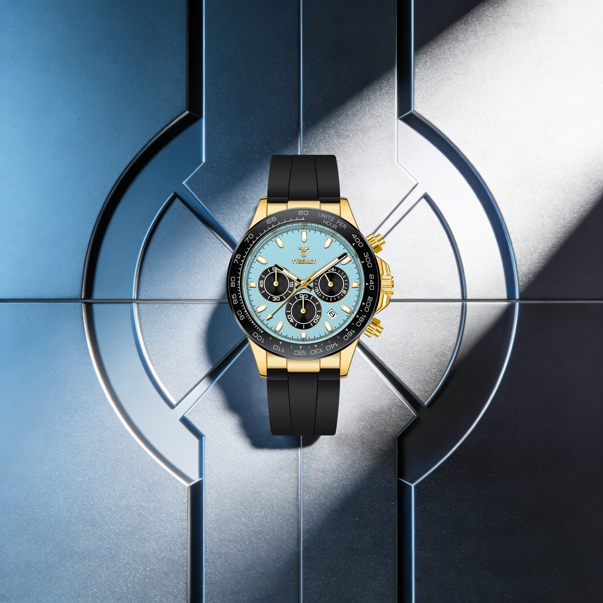 TYBERLEY Sophisticated Eleganc - Rubber Strap Diver reseña y precio