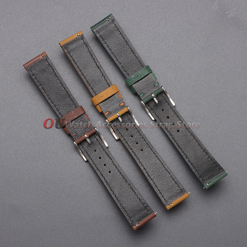 18mm 19mm 20mm 21mm 22mm 24mm  - Leather Strap Quick Release reseña y precio