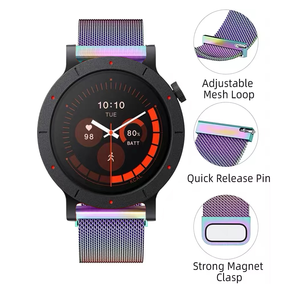 20/22mm Metal Milanese Loop Ba - Milanese Loop Magnetic reseña y precio