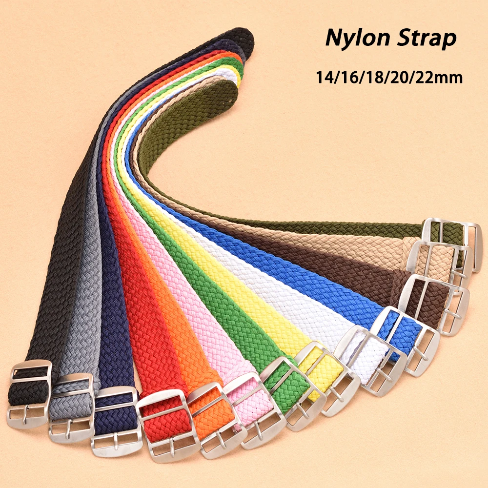 Woven Nylon Watch Strap 14mm 1 - Perlon Strap Woven reseña y precio