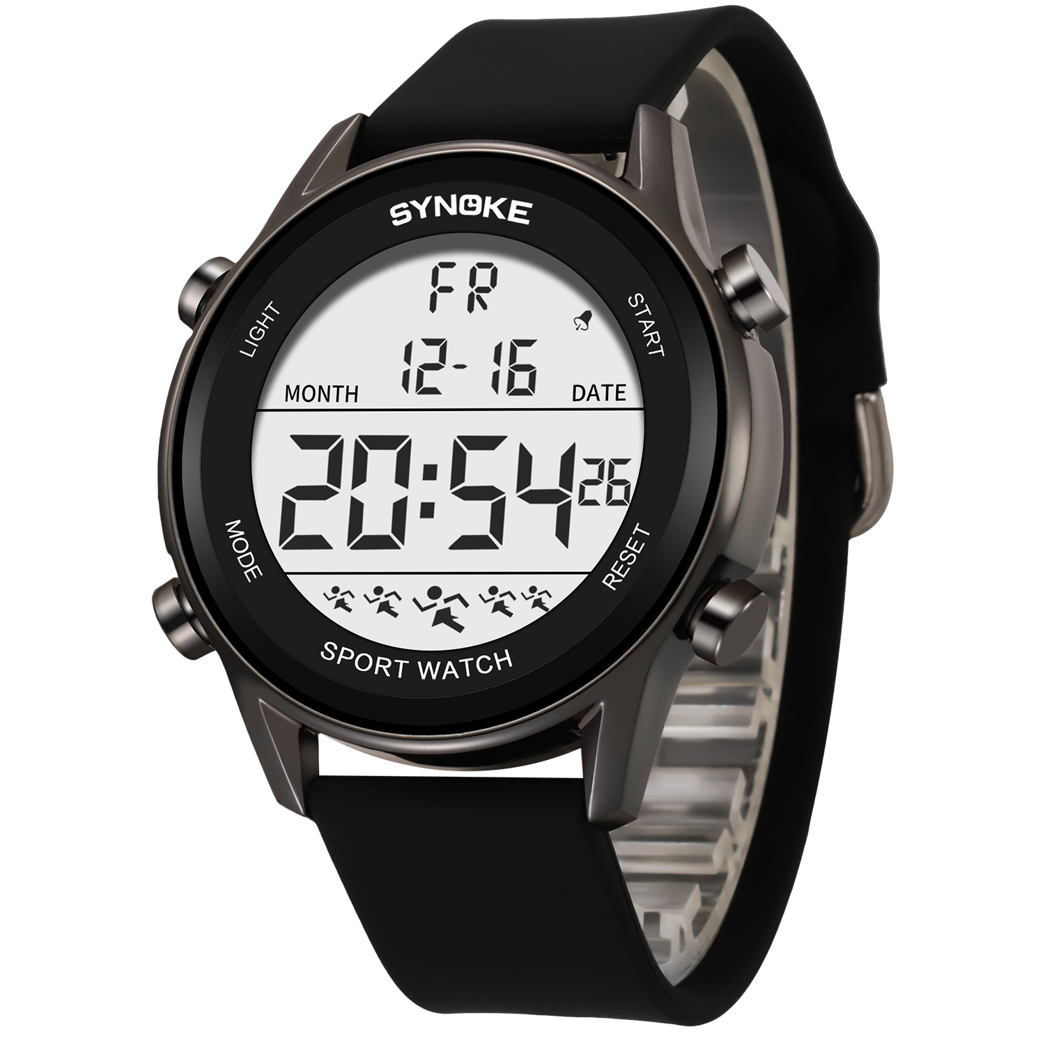 Digital Watches For Men Waterp - Rubber Strap Diver reseña y precio