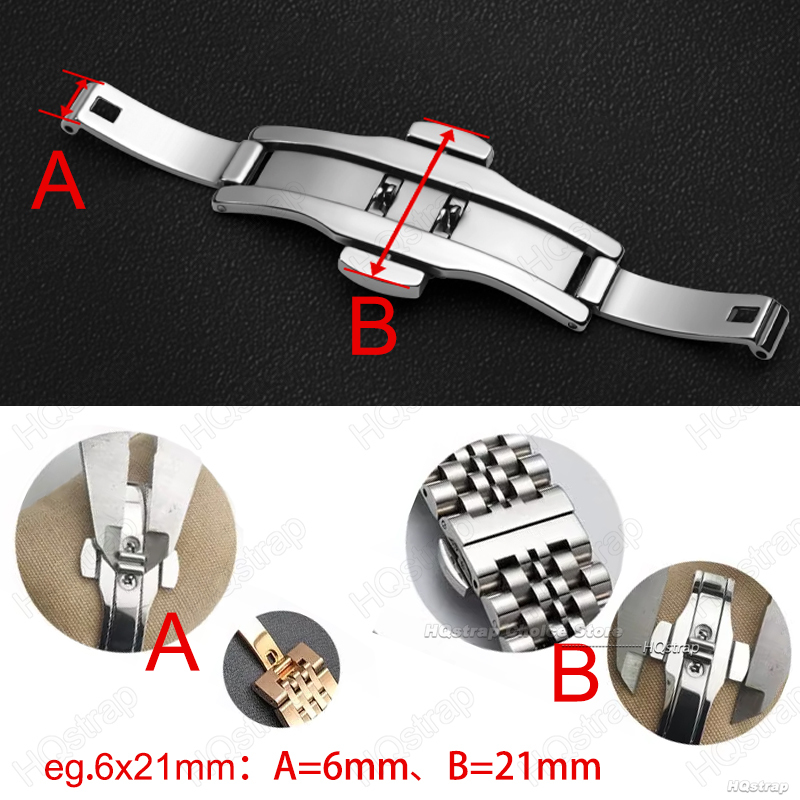 6mmx19/21/23/25mm Butterfly Bu - Butterfly Clasp Deployant reseña y precio