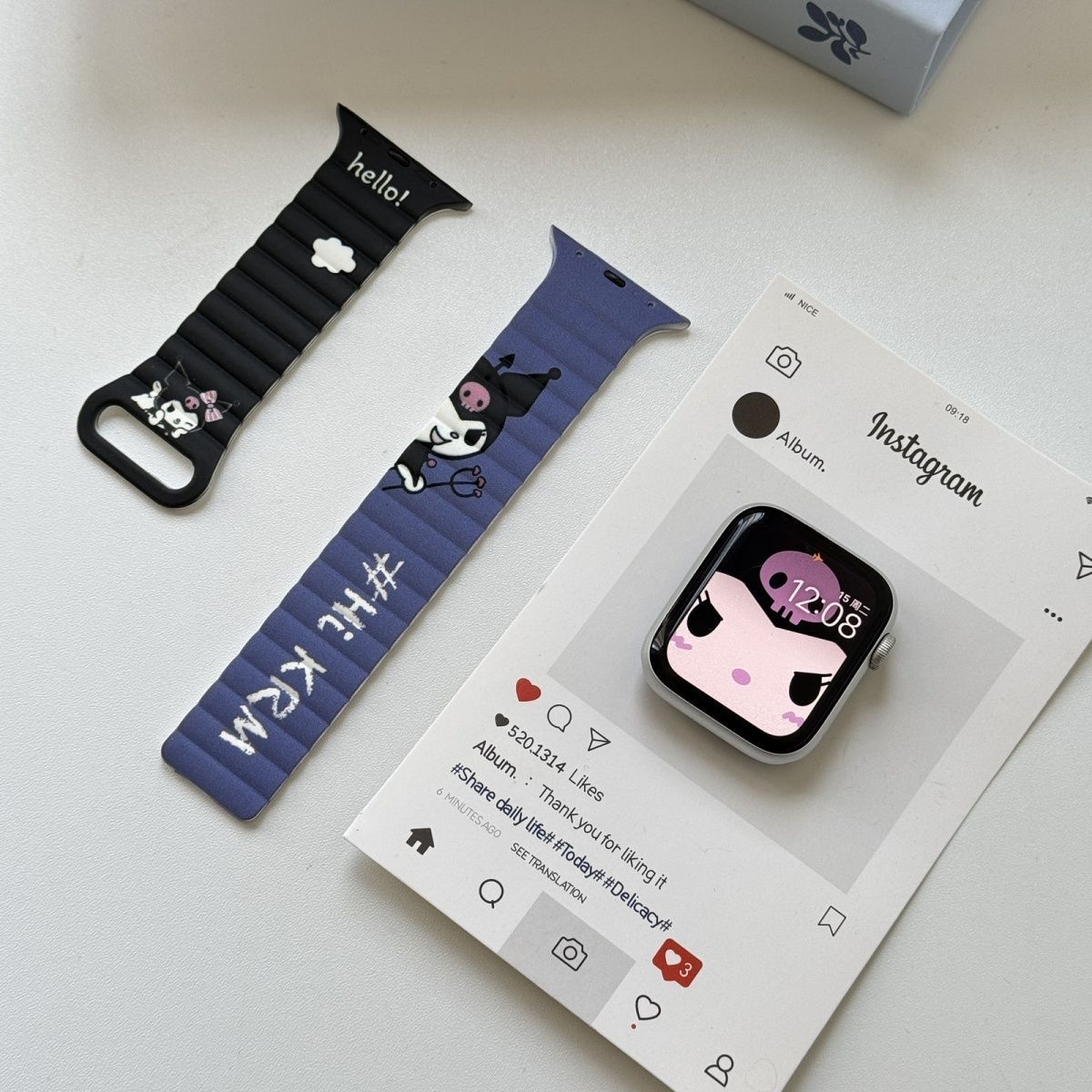Anime Sanrio Hello Kitty Kurom - Silicone Band Women reseña y precio