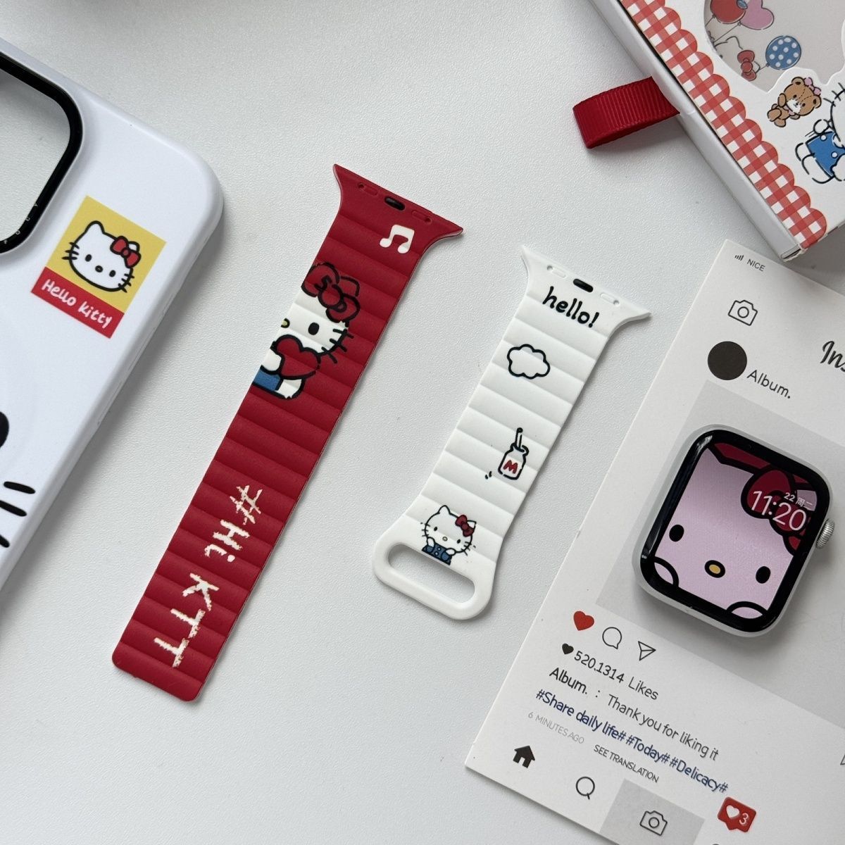 Anime Sanrio Hello Kitty Kurom - Silicone Band Women reseña y precio