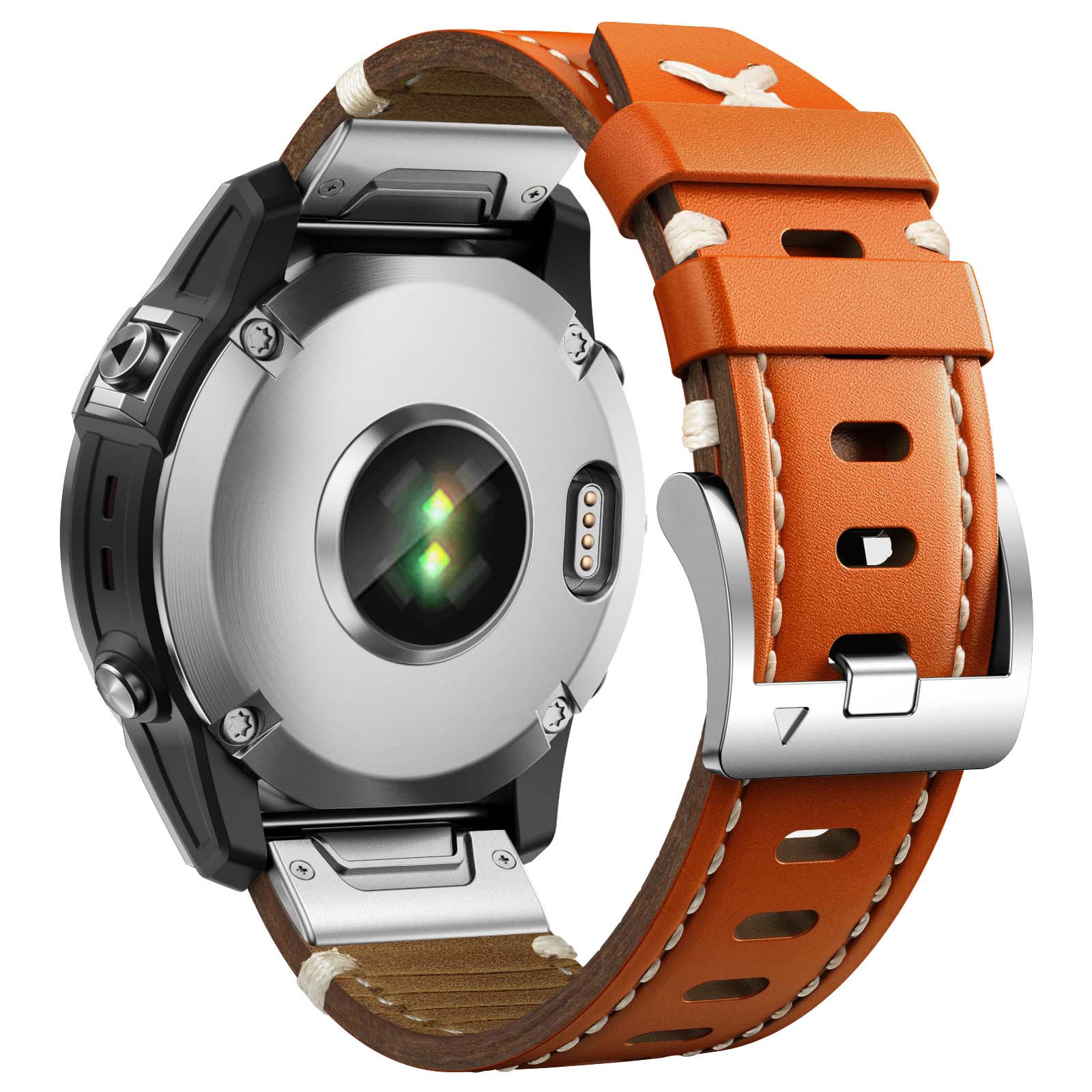 22 26mm Genuine Leather Strap  - Leather Strap Quick Release reseña y precio