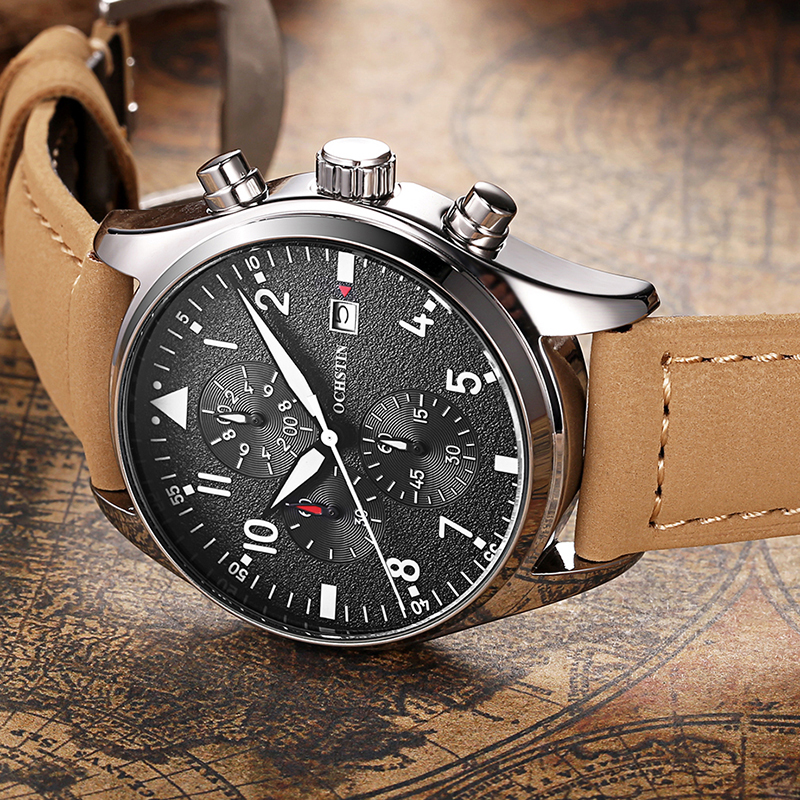 OCHSTIN Original Men Chronogra - Leather Watch Band Men reseña y precio