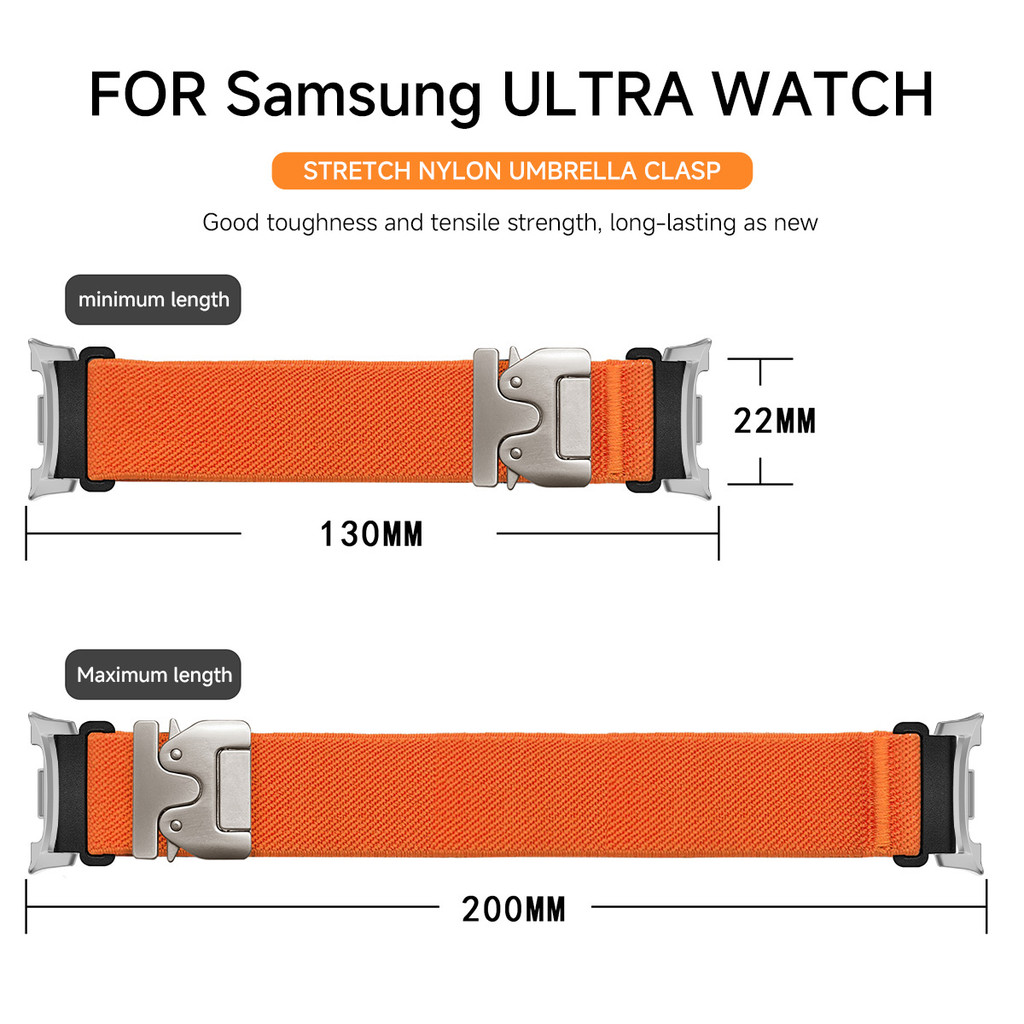 Nylon Strap For Samsung Galaxy - Parachute Strap Elastic reseña y precio