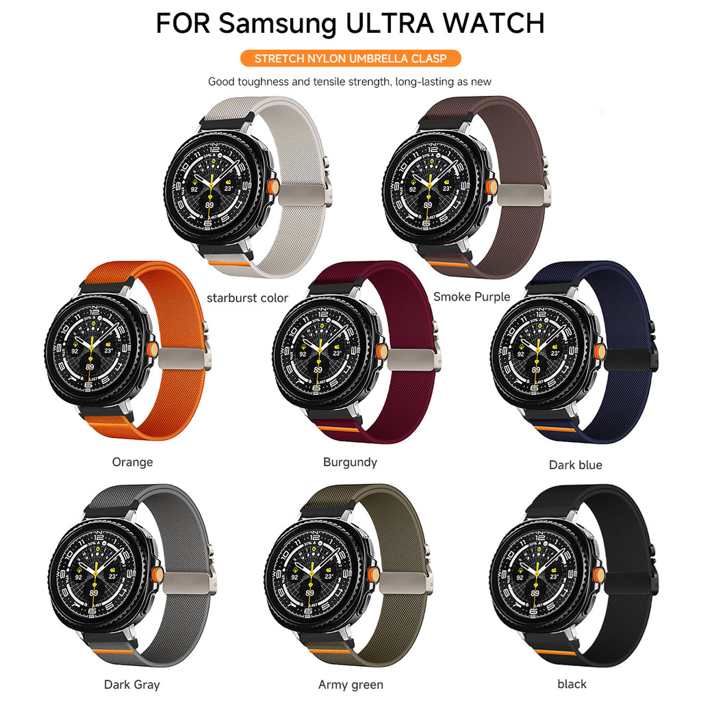 Nylon Strap For Samsung Galaxy - Parachute Strap Elastic reseña y precio
