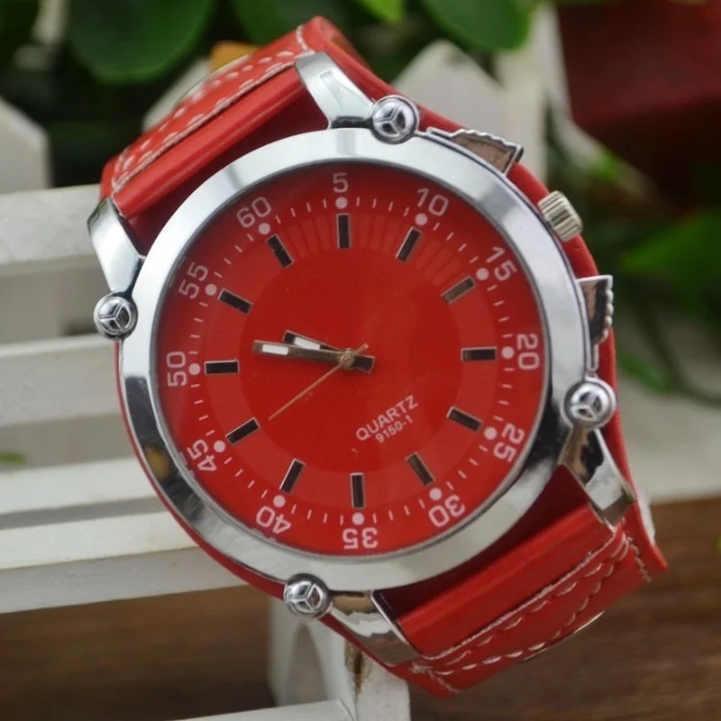 Fashion Brand Luxury Wristwatc - Leather Watch Band Men reseña y precio