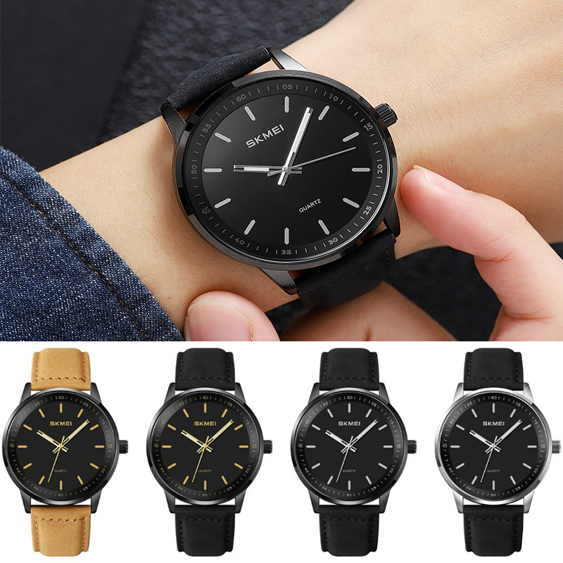 Skmei Original Brand Quartz Wa - Leather Watch Band Men reseña y precio