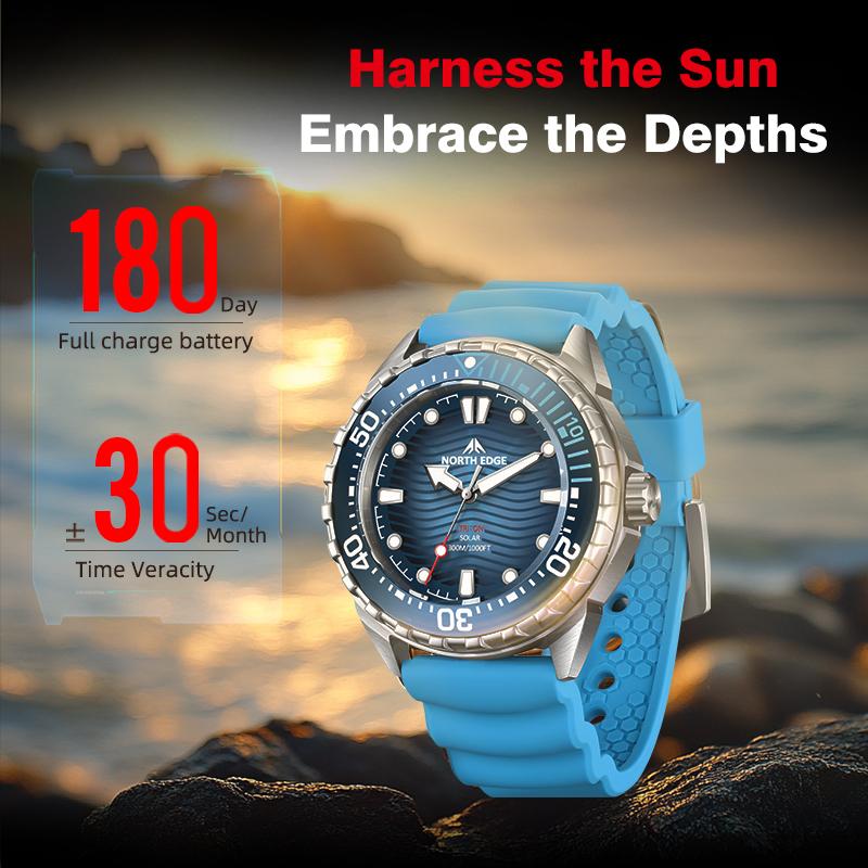 NORTH EDGE 2025 New TRITON Sol - Stainless Bracelet Diver reseña y precio