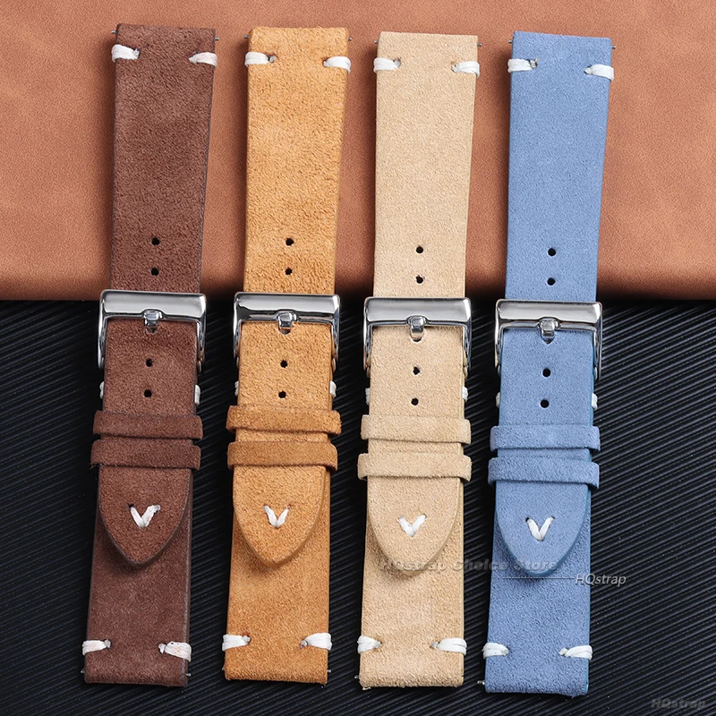 18mm 20mm 22mm High Quality Su - Suede Strap Watch reseña y precio