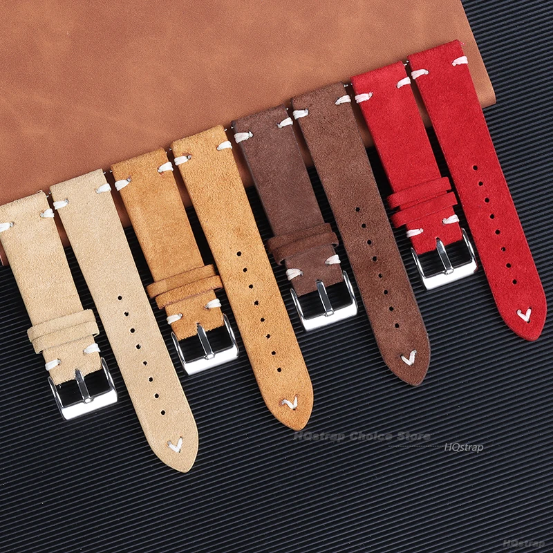 18mm 20mm 22mm High Quality Su - Suede Strap Watch reseña y precio
