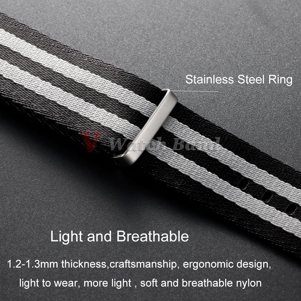 XL Super Long Size 330mm Nylon - Perlon Strap Woven reseña y precio