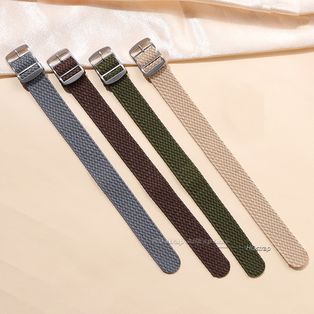 Nylon Woven Canvas Watch Band  - Perlon Strap Woven reseña y precio